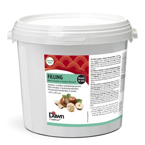 Dawn Foods - White Chocolate & Hazelnut Flavoured Filling - 6kg
